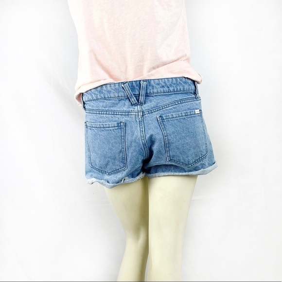 VOLCOM Stoned Short Rolled Denim Shorts - Picture 7 of 9